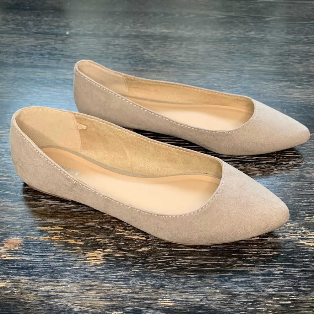 Nude Pointed Toe Old Navy Flats